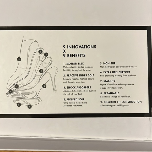 Nine West size 9M yellow pumps. Worn twice. Super comfortable - Picture 6 of 7